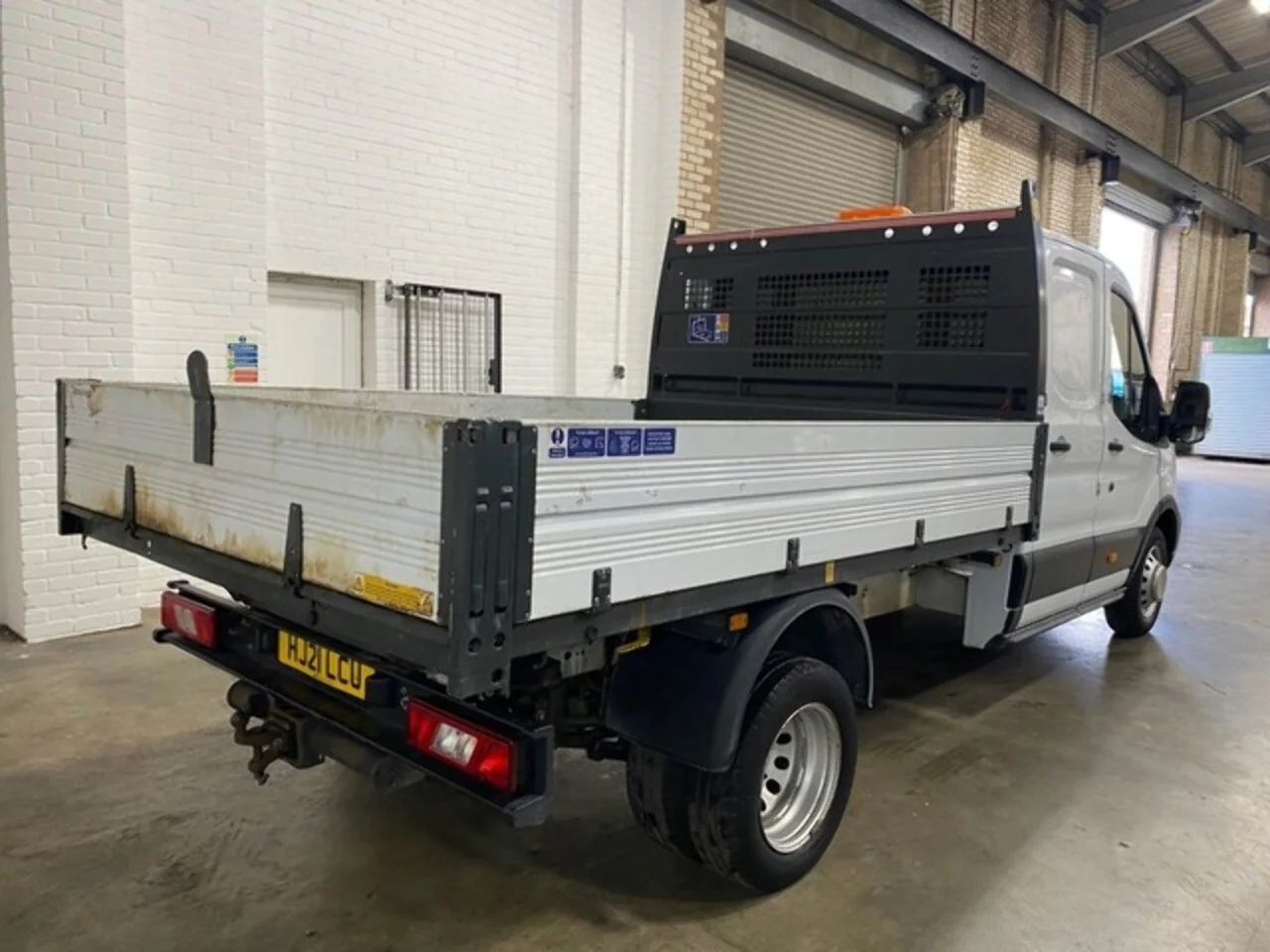 2021 Ford Transit 350 EcoBlue Leader Utility Cab 1 Way Tipper - Thumbnail 7
