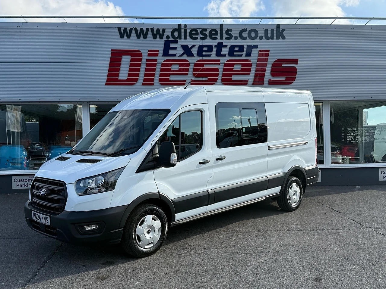 2024 Ford Transit 350 EcoBlue Trend L3 H2 6 Seat Crew Van (130PS) RWD - Image 1
